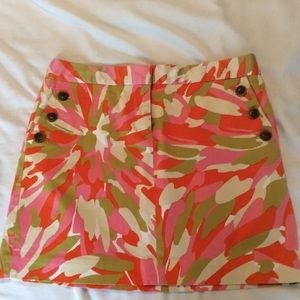 J Crew Printed Mini Skirt